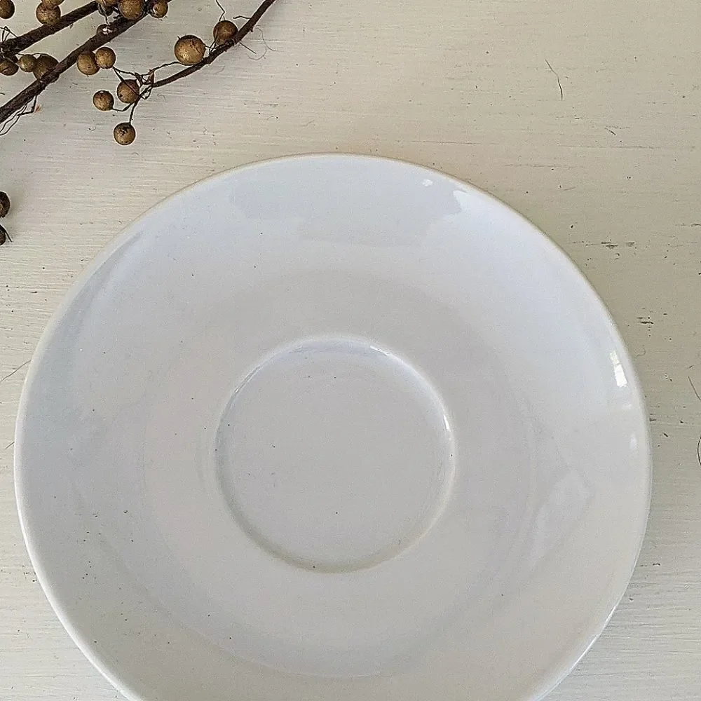 Crate&Barrel Set of 2 Coffee Or Hot Cocoa Cups & Matching Saucers